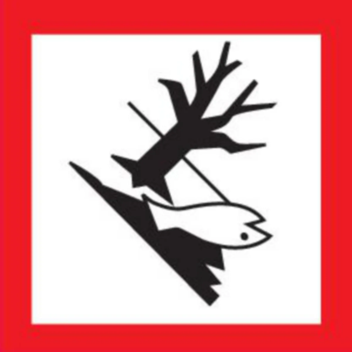 Merkintätarra Malkit Varoitus - MERKINTÄTARRA MALKIT YMPÄRISTÖVAARA 100X100