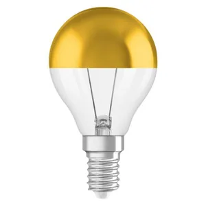 Pienkupulamppu Ledvance Performance Classic Mirror - PIENKUPULAMPPU LEDVANCE CLP 3,4W/827 400LM E14 DIM GLD