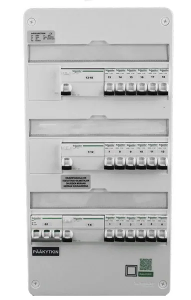 Ryhmäkeskus pinta a-collection A-C ARK 40A/18JS/3VVS IP30 EASY