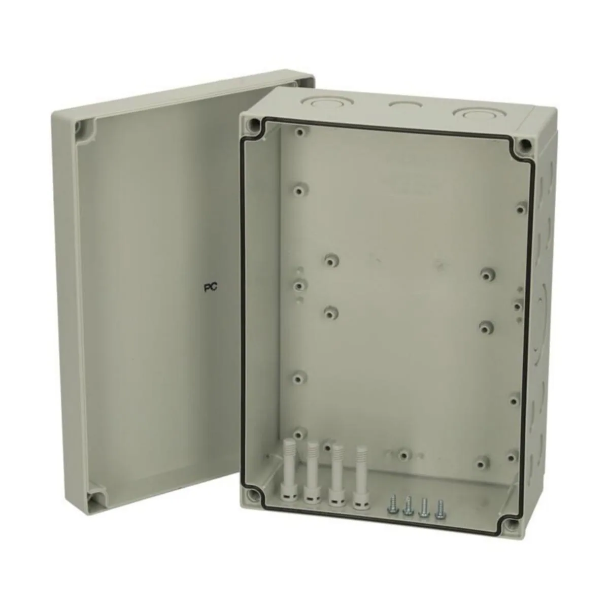 Asennuskotelo PCM Fibox MNX 255x180 - ASENNUSKOTELO PC FIBOX PCM 200/100 XG