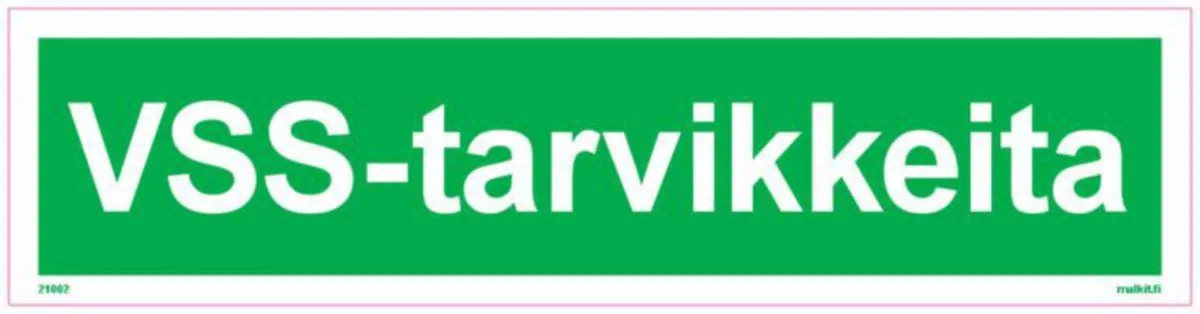 Merkintätarra Malkit VSS - MERKINTÄTARRA MALKIT VSS-TARVIKKEITA 400X100 MM