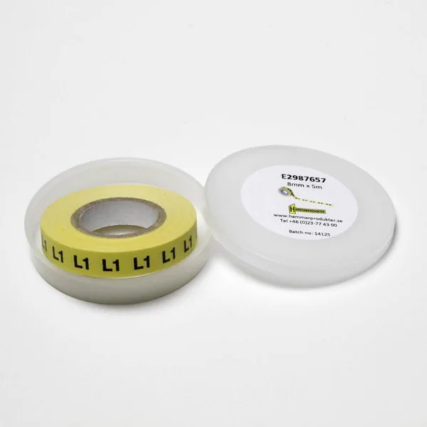 Merkintäteippi Hammarprodukter HAMMAR KANGASTEIPPIRLA L1 8MM X 5M