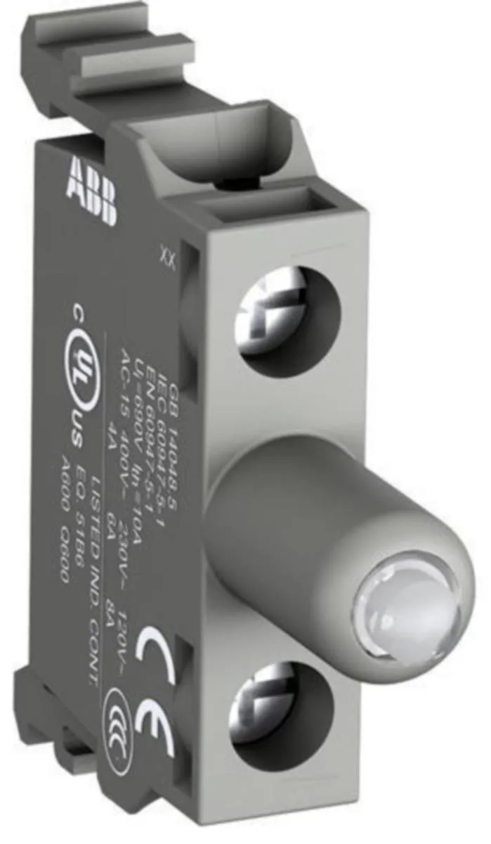 Merkkivaloelementti ABB Modular MLBL MLBL-01BW 24VAC/DC VA POHJ.AS – valkoinen