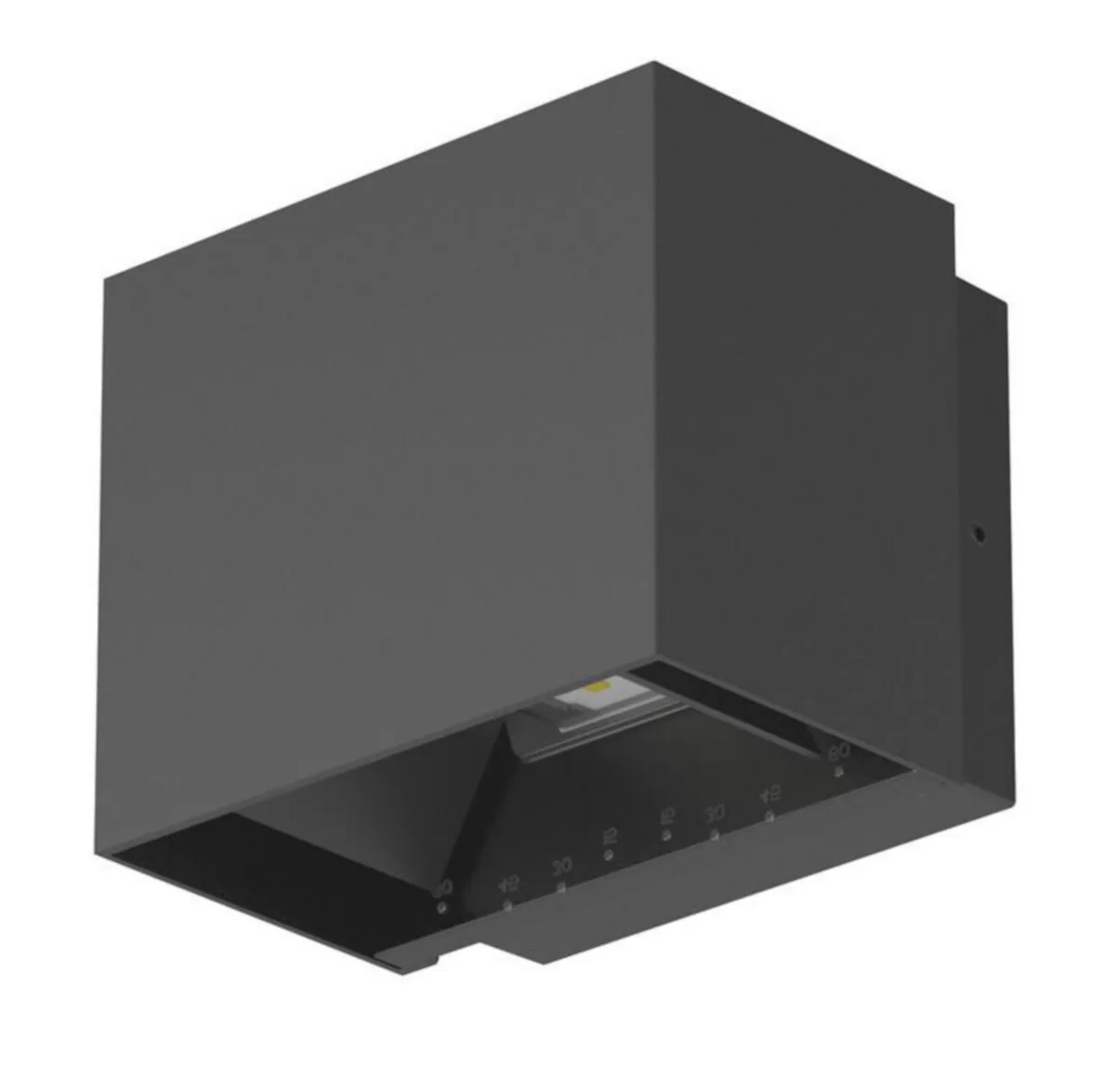 Seinävalaisin ulko Airam Brick Double IP65 IK06 10W/940 PCC GR – 4000