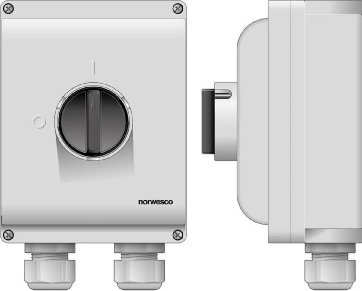 Turvakytkin väännin Norwesco ESWP2 63A/M32+M16 463H 4x63A+APU 30kW IP65