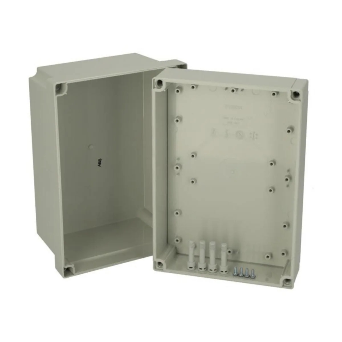 Asennuskotelo ABS Fibox MNX 255x180, ABS 200/150 HG