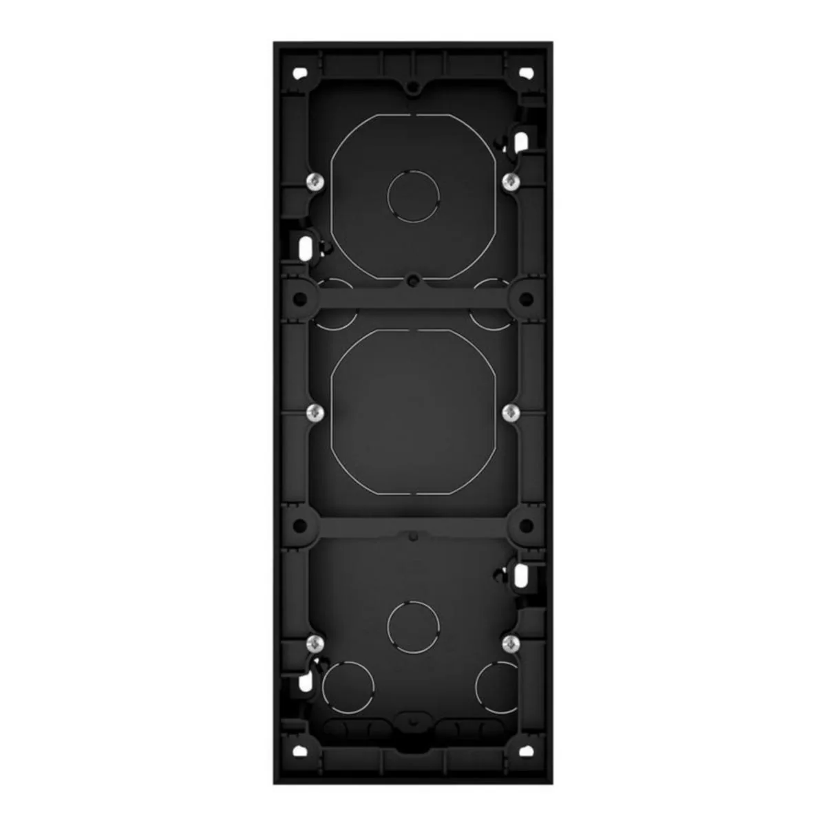 Pintakehys ELKO Plus asennus 3OS/IP20 87MM MUS H=40MM – musta