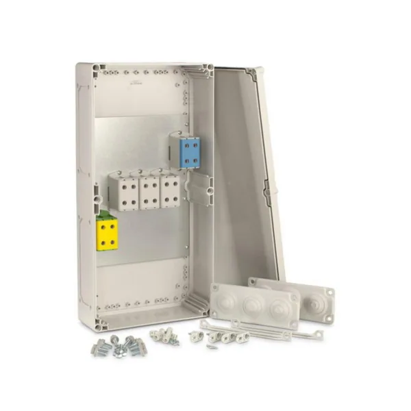 Riviliitinkotelo PC Ensto Cubo T5, AL/CU 2X(5X35-150MM²