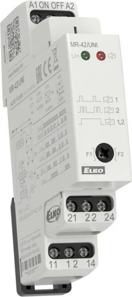Sysäysrele Elko MR-42 2VK/16A 12-240VUC ELEKTR
