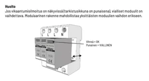 Ylijännitesuoja kiinteistö Eltako MUA - YLIJÄNNITESUOJA KIINTEISTÖ MUA T2+T3, 3L+N+PE