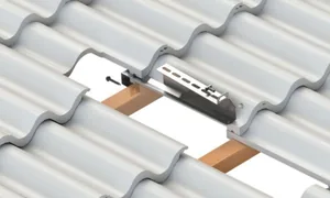 Harjakattotuotteet Orima - KANNAKKEET ORIMA EASY RAIL KIINNIKE TIILI