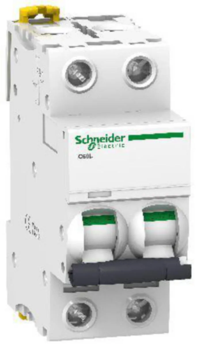 Johdonsuojakatkaisija Schneider Electric Acti 9 B-käyrä 2-nap 25kA IC60L 2P B50A 15kA