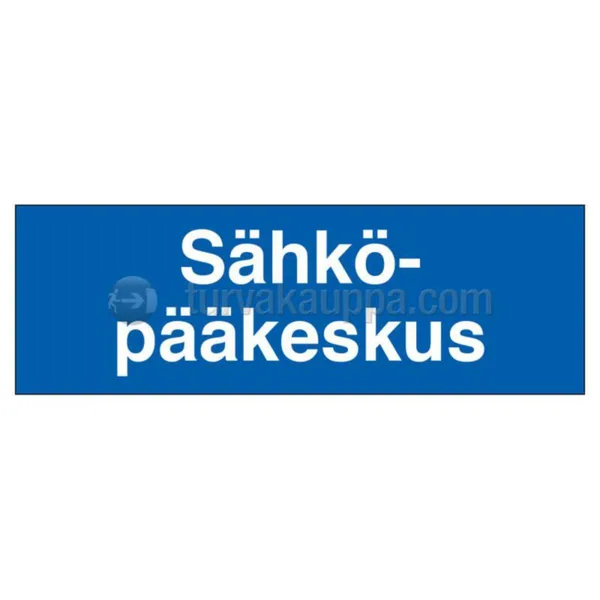 Merkintätarra SWM SÄHKÖPÄÄKESKUS 200x80 TARRA