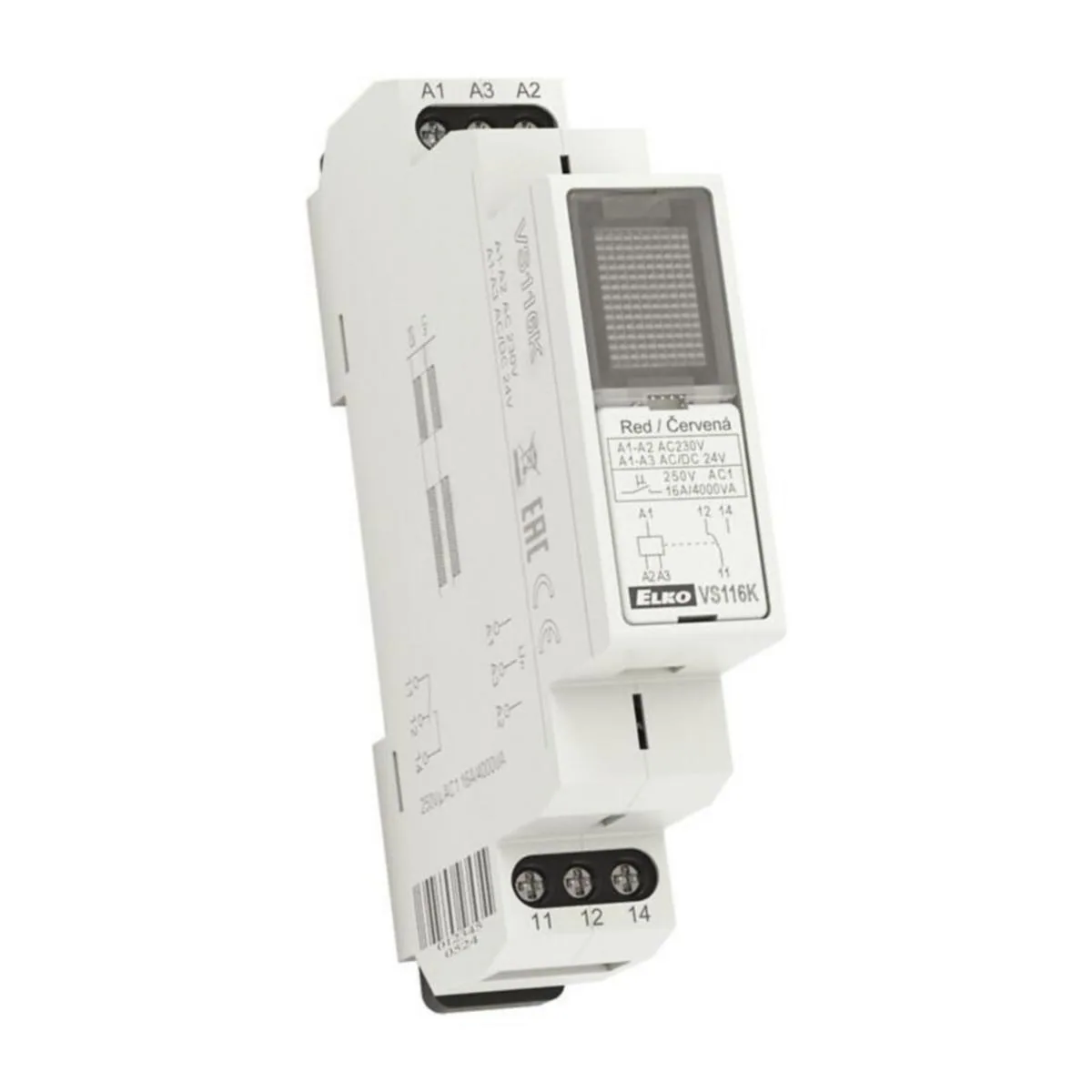 Välirele Elko EP 1VK 16A 230VAC/24VUC SIN LED