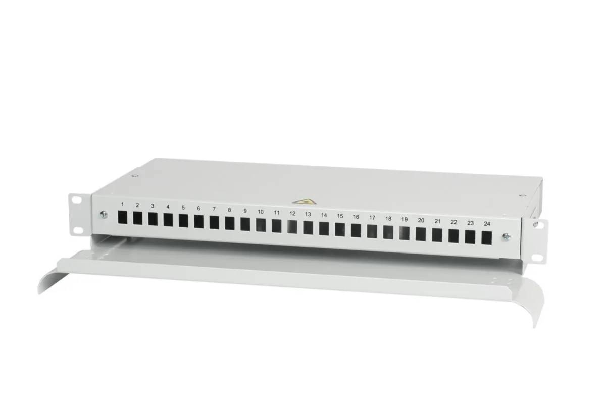 Valokuitupaneelit 19" Harju Elekter - VALOKUITUPANEELI 24 SC-S 19" SC-S JA LC-D ADAPTEREILLE