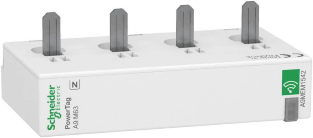Energiamittari paneeli Schneider Electric Acti 9 Power Tag PowerTag Energy M63 3PN Bottom