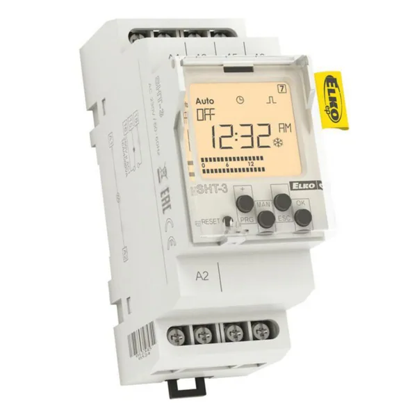 Kellokytkin digitaalinen Elko SHT-3 VUOSI 1-KAN 16A 230VAC