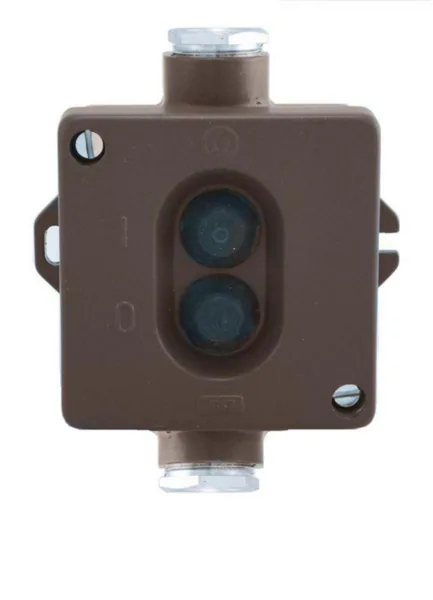 Kytkin 16A 250V vesitiivis IP67 Selcast 2-NAP 2xPK16