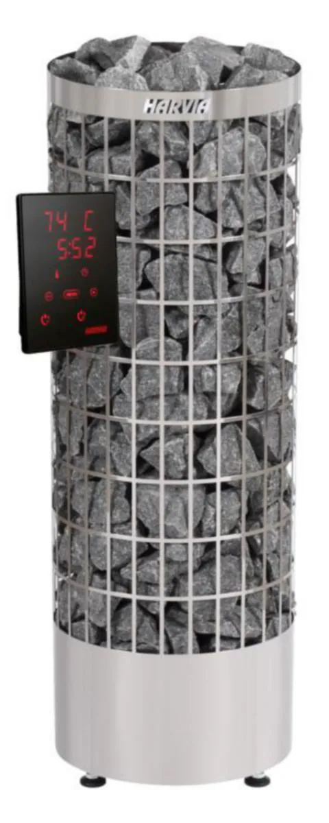 Lattiakiuas Harvia Cilindro XE-malli - LATTIAKIUAS HARVIA CILINDRO PC70XE 6.8 KW STEEL
