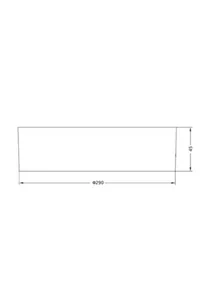 Mekaaninen lisätarvike Ledvance Downlight Slim Alu - MEKAANINEN LISÄTARV LEDVANCE DL SLIM ALU FRAME D280 WHITE
