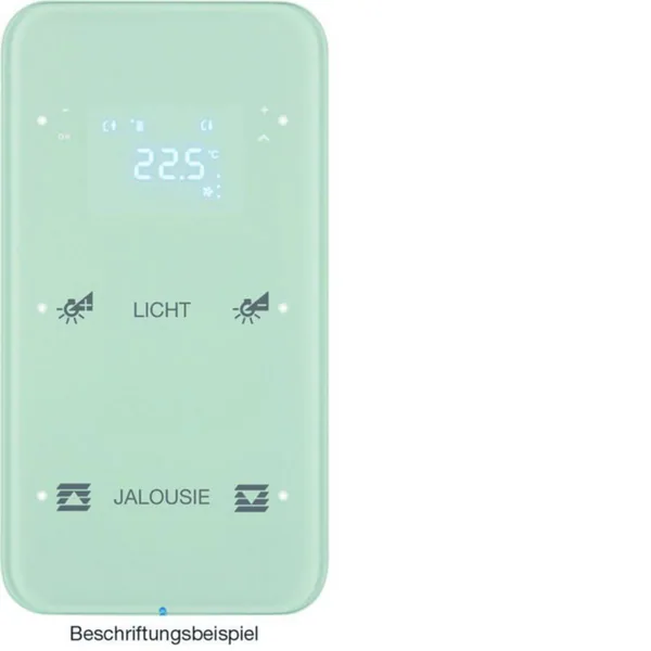 Painike KNX Hager R.1 2OS TERM+LED-N. OP. LASI VAL