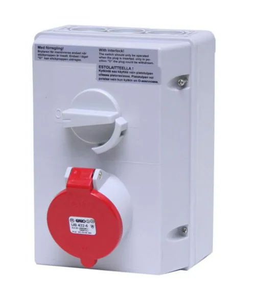 Pistorasiakotelo Garo UB 432-6 LUKITTAVA