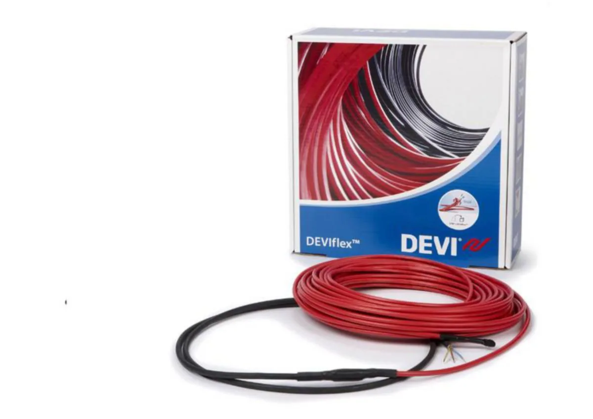 Lattialämmityskaapeli DEVIflex 10T, 10T 160m 1575W 230V