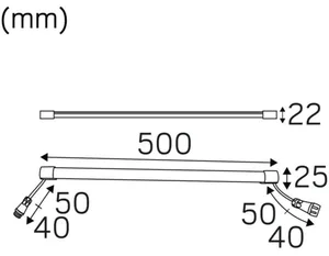 LED-profiili Hide-a-lite Heatline - LED-PROFIILI HIDEALITE HEATLINE 50 2700K VALK