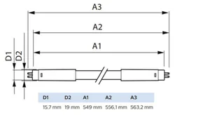 LED-valoputki T5 Philips MASTER LEDtube - LED-VALOPUTKI T5 MASTER LED T5 600MM 840 1050LM 7W 230V