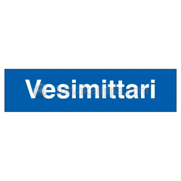Merkintäkilpi ST muovia VESI