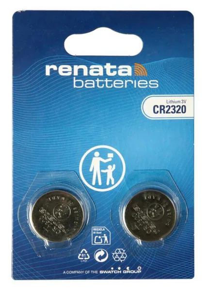 Paristo nappi lithium Renata CR2320/BP2 3V/150MAH BLISTER