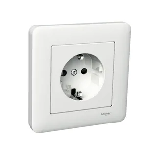 Pistorasia Schneider Electric Exxact 1-osainen kokopeitelevyllä - PISTORASIA EXXACT 1S/16A/IP21 UPJ VAL