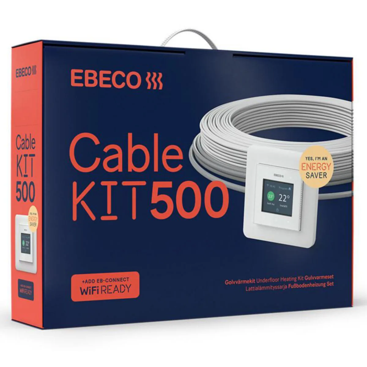 Lattialämmityskaapeli Ebeco - LATTIALÄMMITYSKAAPELI EBECO CABLE KIT 500 100W