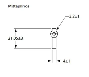 Mekaaninen lisätarvike Philips - MEKAANINEN LISÄTARVIKE PHILIPS ASENNUSKIINNIKE 50KPL IP20