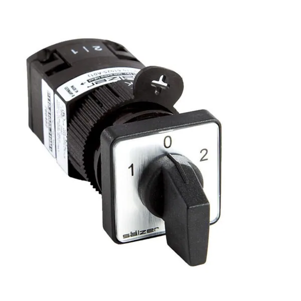 Nokkakytkin vaihto Sälzer P110 1-0-2 1N 10A Ø22.5