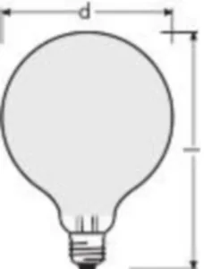 Sisustuslamppu Ledvance Performance Classic Globe - SISUSTUSLAMPPU LEDVANCE G95 11W/827 1521LM E27 FR