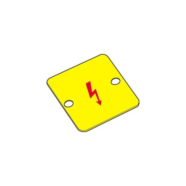 Suojalevy merkinnällä TE / ABB Entrelec -liittimet MERKINTÄKILPI TE/ABB EP6-3