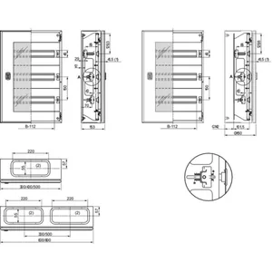 DIN-asennusalusta Schneider Electric Universal Enclosures - DIN-ASENNUSALUSTA UNIVERSAL EN NSYDLM24 DIN-KEHIKKO 24MOD