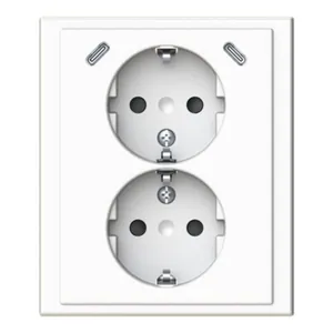 Pistorasia + USB ABB Impressivo maadoitettu 2-osainen - PISTORASIA + USB IMPRESSIVO 2S/16A/IP21 UKJ 0X USB C+C VAL