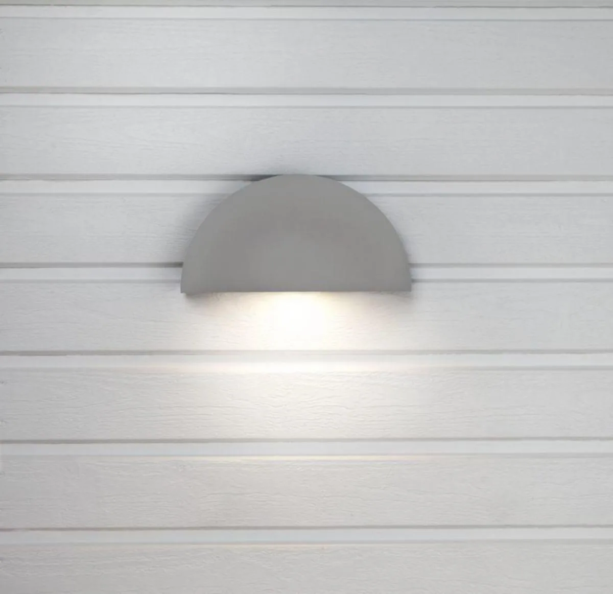 Seinävalaisin ulko Hide-a-lite Arc LED - SEINÄVALAISIN ULKO HIDE A LITE ARC HARMAA