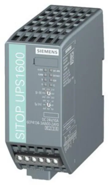 Tarvike Siemens Sitop DC UPS UPS1600. INPUT 24VDC 6EP4134-3AB00-1AY0. 10A USB