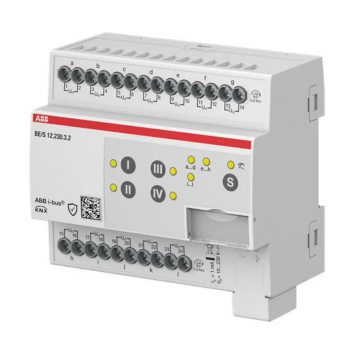 Tuloyksikkö KNX ABB BINÄÄRITULO 12X 10-230V DIN