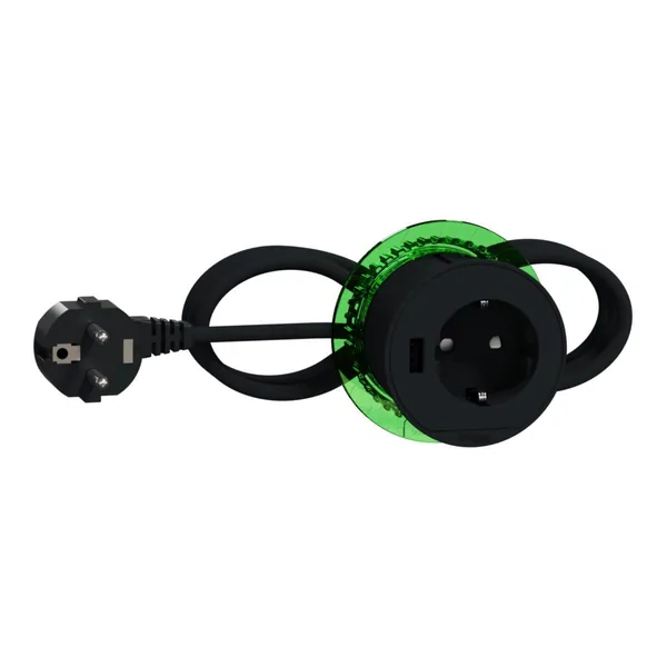 Pistorasiapaneeli Schneider Electric Unica System+ +PÖYTÄYKSIKKÖ XS SCHUKO+USB AN