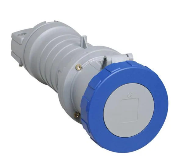 Voimajatkopistorasia Amphenol Tough & Safe 6h, 63A, IP67/IP69, 2P+E