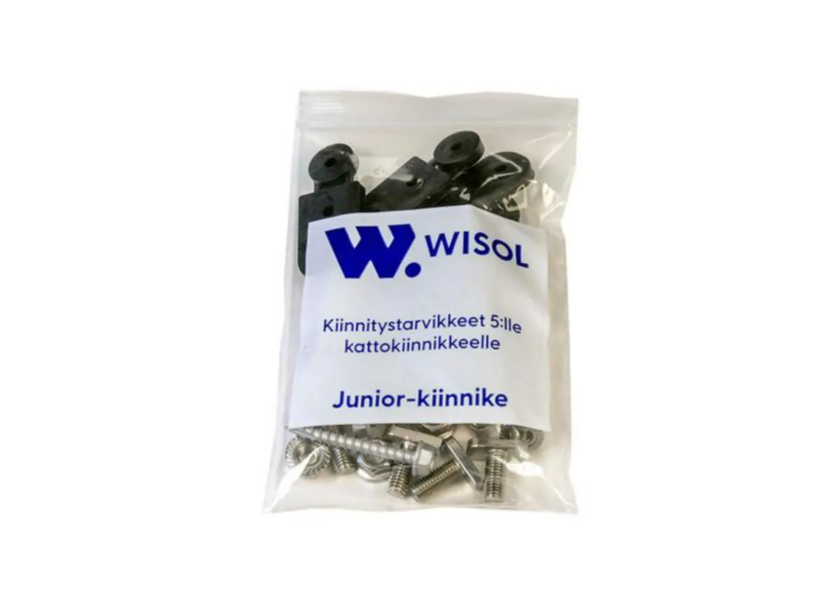 Harjakattotuotteet Wisol - ASENNUSTARVIKEPAKKAUS WISOL RUUVIPUSSI 5 JUNIOR KANNAK