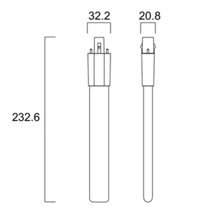 LED-pistokantalamppu Sylvania ToLEDo Lynx - LED-PISTOKANTALAMP TOLEDO LYNX S11 G23 6W 840 660LM