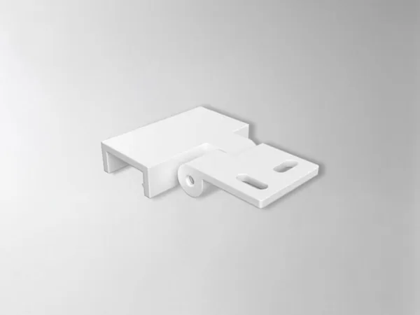Mekaaninen lisätarvike Hide-a-lite Art KULMAKIINNIKE 19MM 2 KPL WH