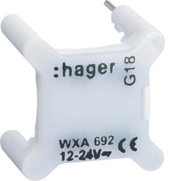 Merkkilamppu Hager Gallery WXA695 LED 1.15MA 12/24V VALK