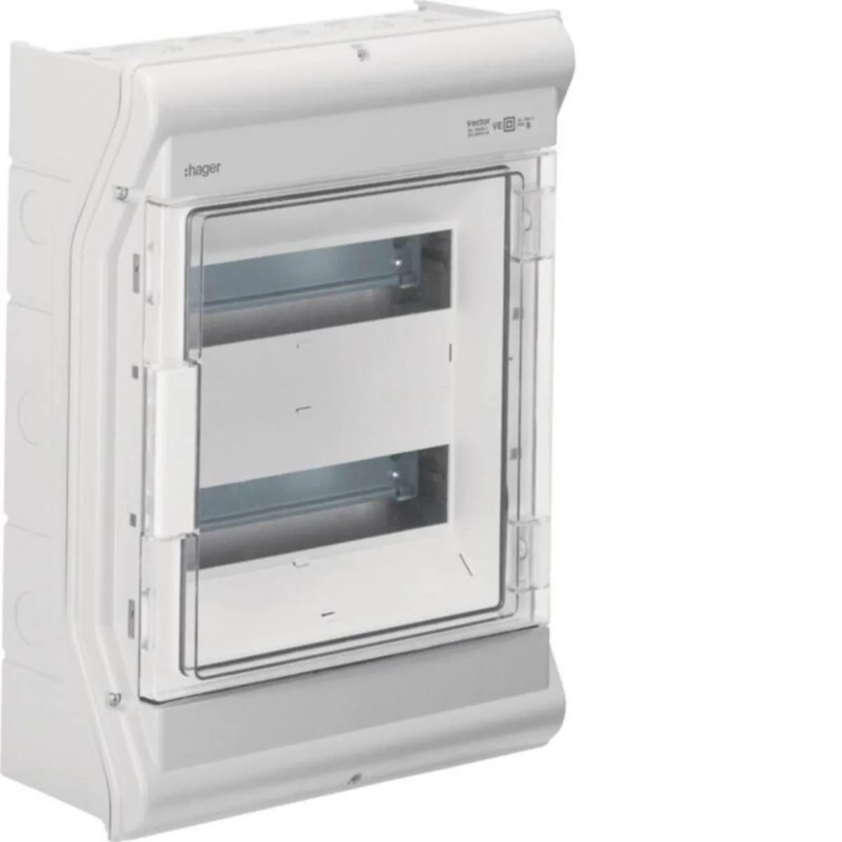 Moduulikotelo pinta Hager Vector IP65 VE212PN 2x12MOD PC-UV