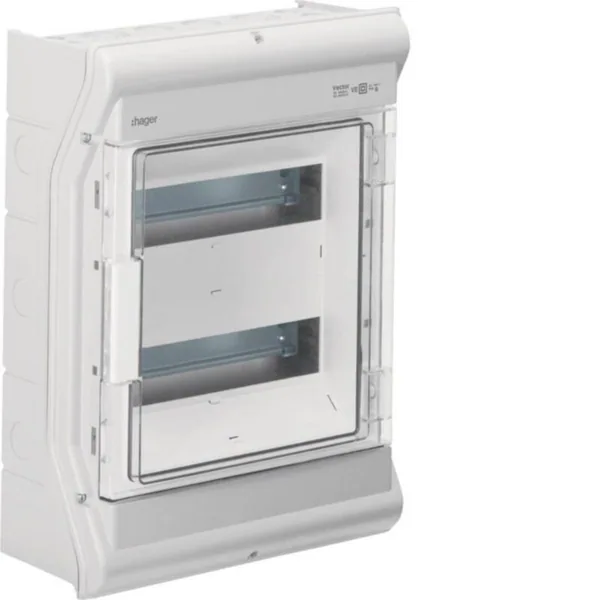 Moduulikotelo pinta Hager Vector IP65 VE212PN 2x12MOD PC-UV